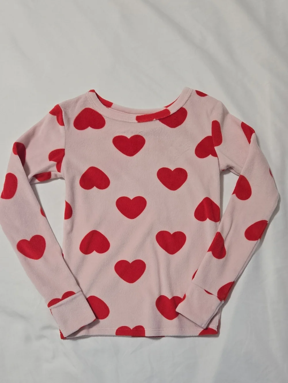 Cat & Jack snuggly soft heart pajamas